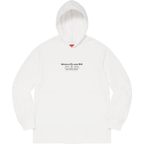 Supreme Best Of The Best Hooded L/S Top - White