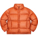 Supreme Reflective Speckled Down Jacket (FW20) - Orange