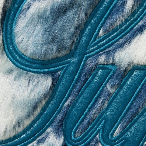 Supreme Faux Fur Reversible Hooded Jacket - Ice Blue