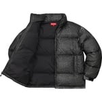 Supreme Reflective Speckled Down Jacket (FW20) - Black