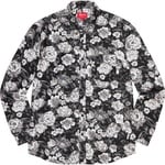 Supreme Digi Floral Corduroy Shirt (FW20) - Black