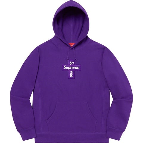 Cross Box Logo Hooded Sweatshirt - Supreme
