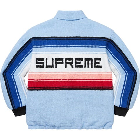 Supreme Tlaxcala Blanket Jacket - Light Blue