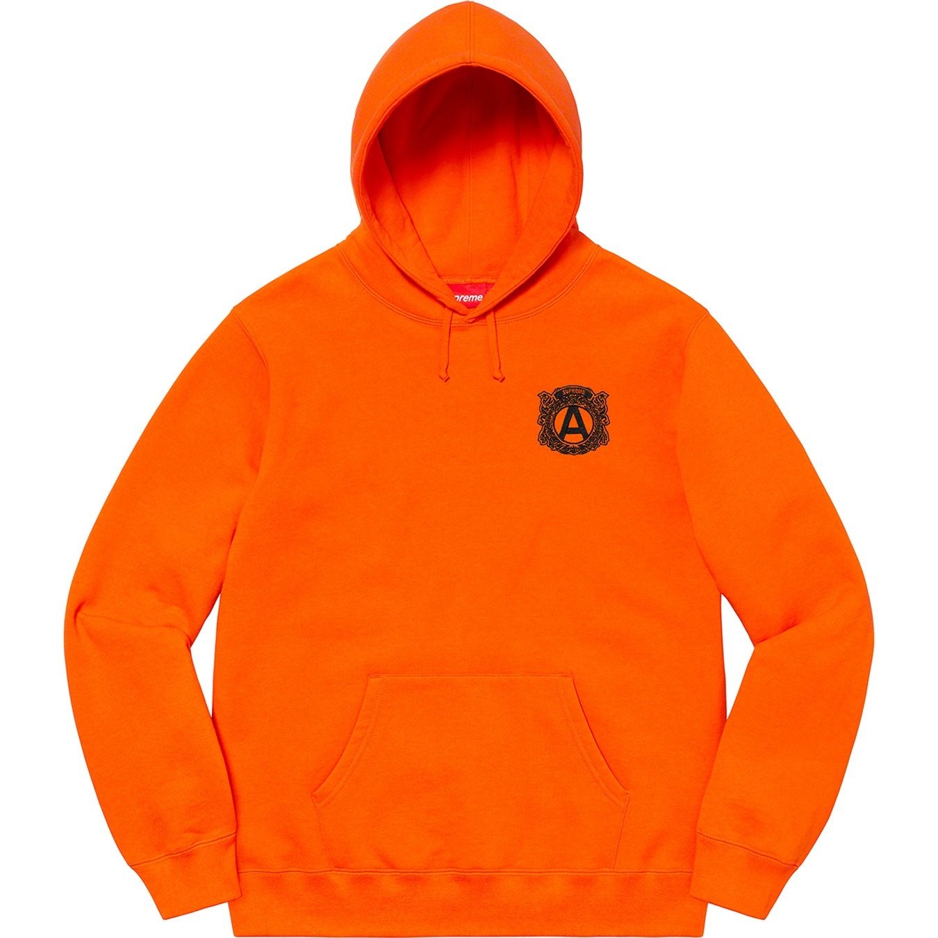 Supreme Anti Hooded Sweatshirt (FW20) - Orange - $168