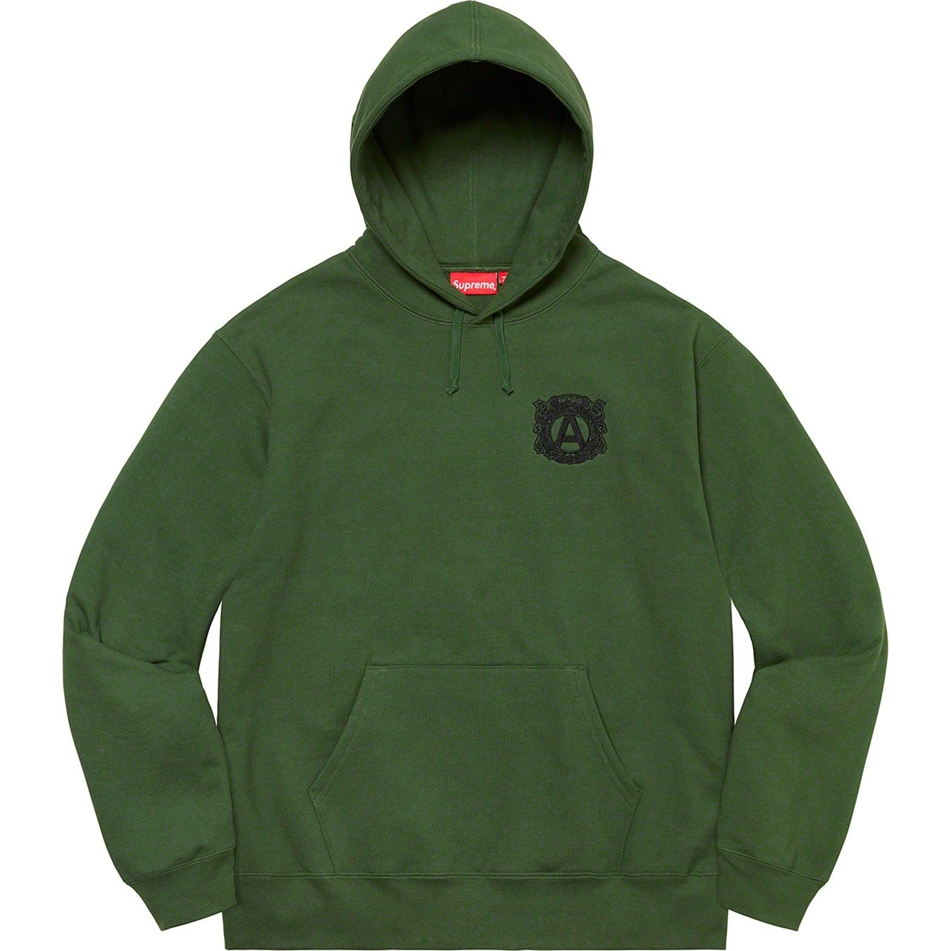 Supreme Anti Hooded Sweatshirt (FW20) - Green - $168