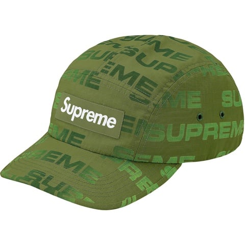 Supreme Reactive Print Camp Cap - Olive