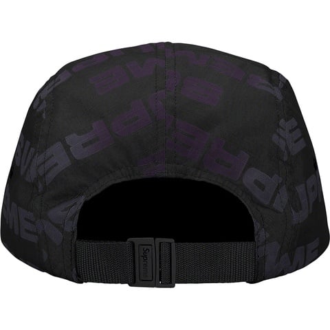 Supreme Reactive Print Camp Cap - Black