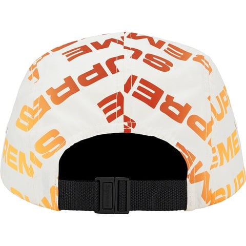 Supreme Reactive Print Camp Cap - White