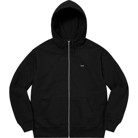 Supreme Small Box Facemask Zip Up Hooded Sweatshirt - Black