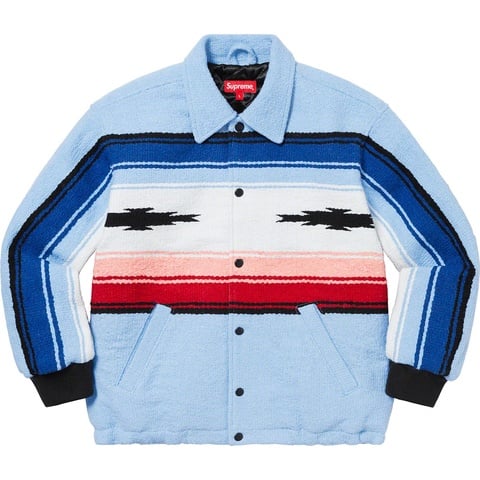 Supreme Tlaxcala Blanket Jacket - Light Blue