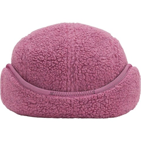 Supreme Deep Pile Earflap Camp Cap - Dusty Pink