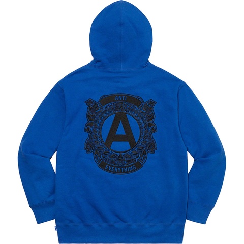 Supreme Anti Hooded Sweatshirt - Royal