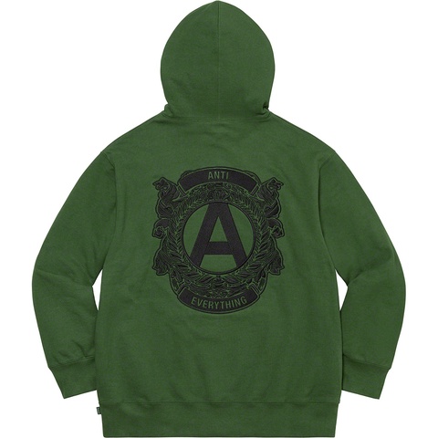 Supreme Anti Hooded Sweatshirt - Green