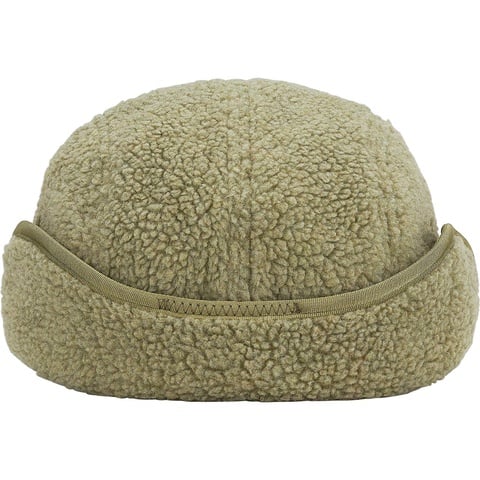 Supreme Deep Pile Earflap Camp Cap - Olive