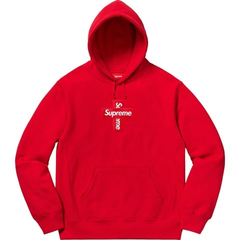 Cross Box Logo Hooded Sweatshirt - Supreme