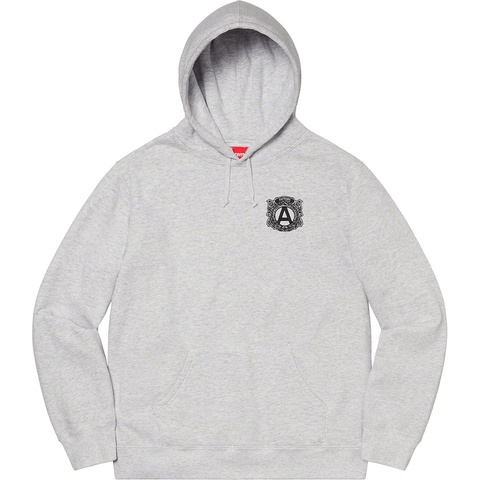 Supreme Anti Hooded Sweatshirt - Ash Grey