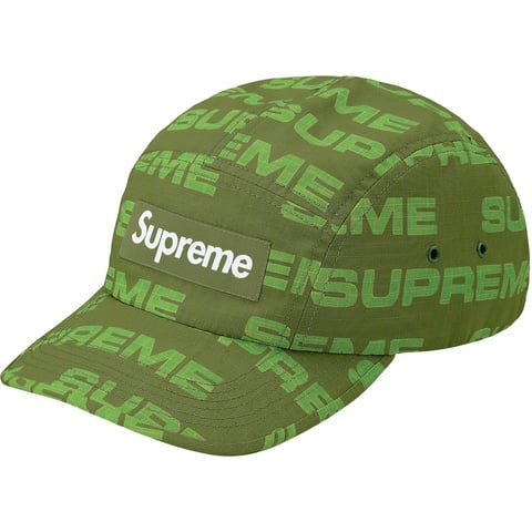 Supreme Reactive Print Camp Cap - Olive