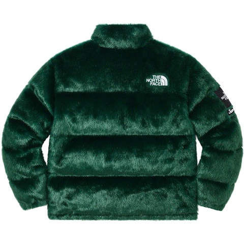 Supreme Supreme®/The North Face® Faux Fur Nuptse Jacket - Green