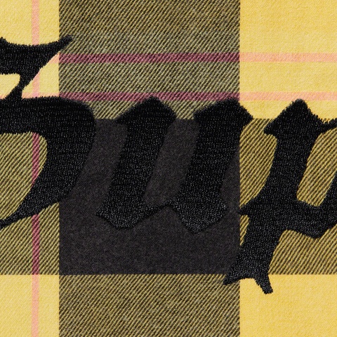 Supreme Quilted Flannel Shirt - Yellow