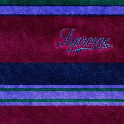 Stripe Velour Half Zip Pullover - fall/winter 2020 - Supreme