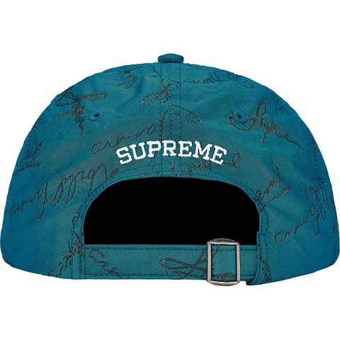 Supreme Script Logos 6-Panel - Bright Teal