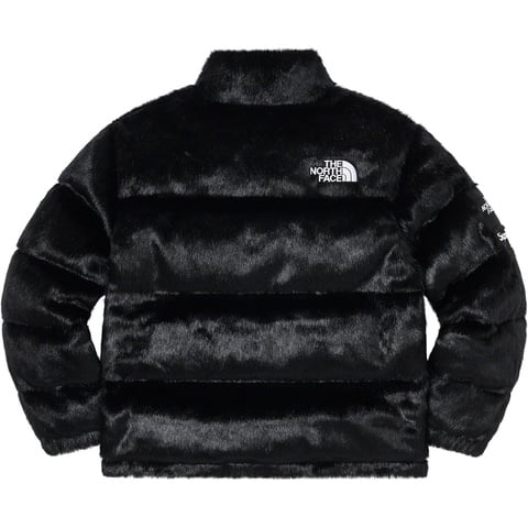 Supreme Supreme®/The North Face® Faux Fur Nuptse Jacket - Black