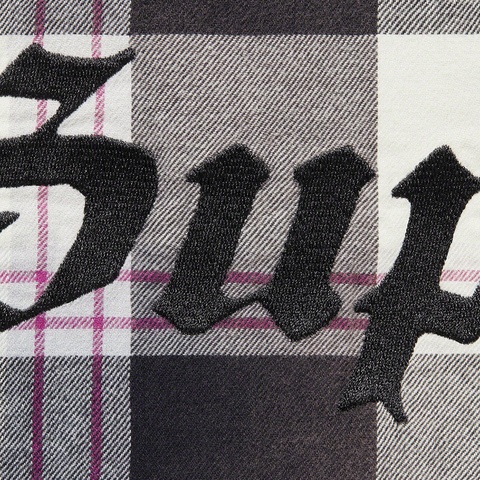 Supreme Quilted Flannel Shirt - White