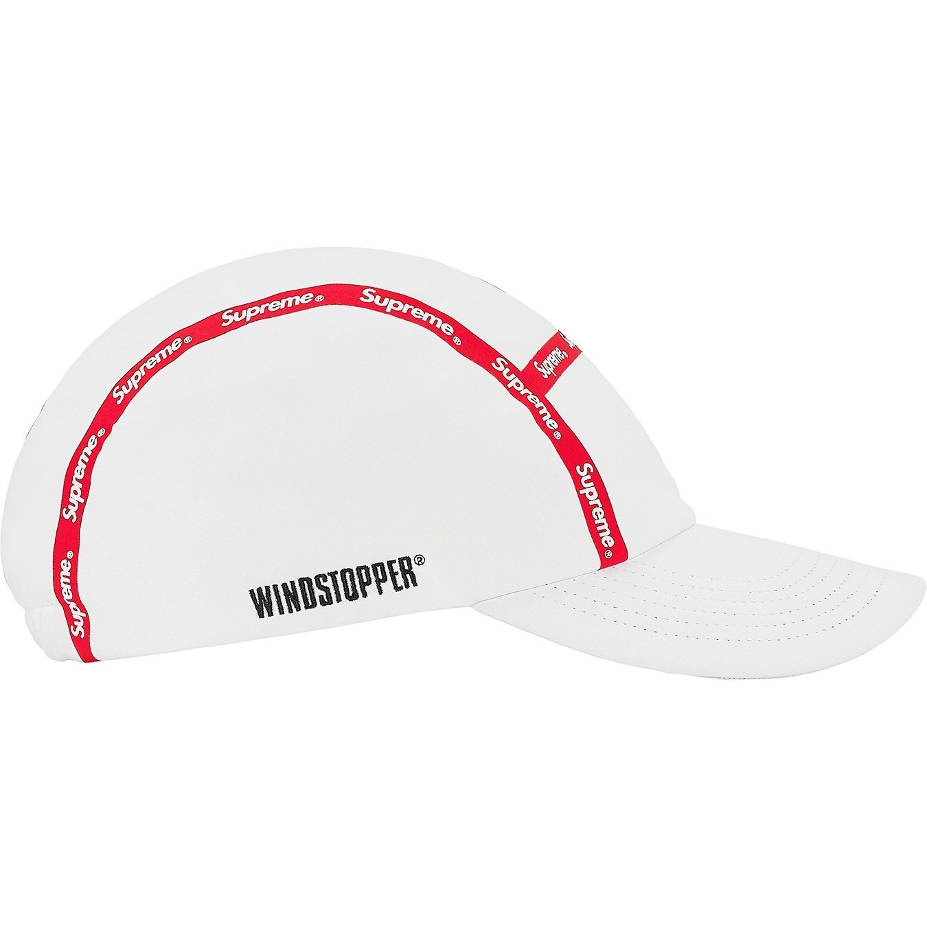 Supreme Taped Seam WINDSTOPPER Camp Cap (FW20) - White - $58