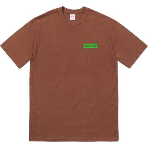 Supreme No More Shit Tee - Brown