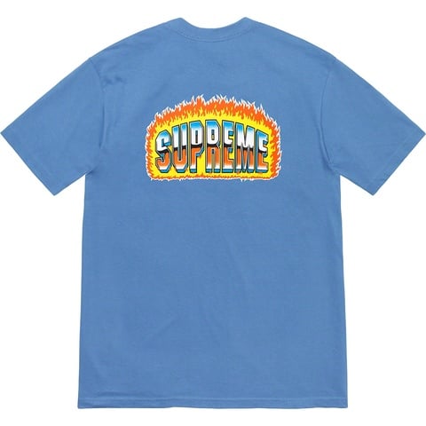 Supreme Chrome Tee - Dusty Light Royal