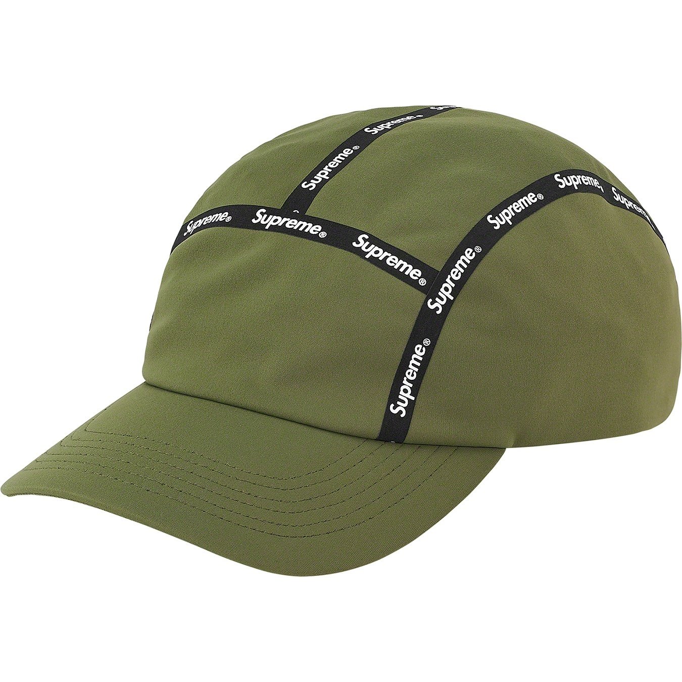 Supreme Taped Seam WINDSTOPPER Camp Cap (FW20) - Olive - $58