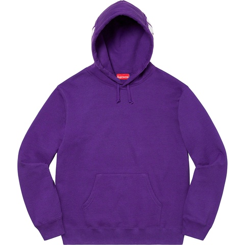 Supreme Rib Hooded Sweatshirt - Purple