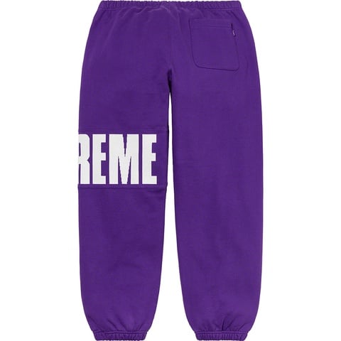 Supreme Rib Sweatpant - Purple