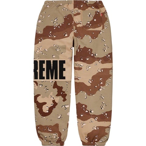 Supreme Rib Sweatpant - Chocolate Chip Camo