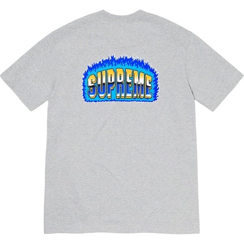 Supreme Chrome Tee - Heather Grey