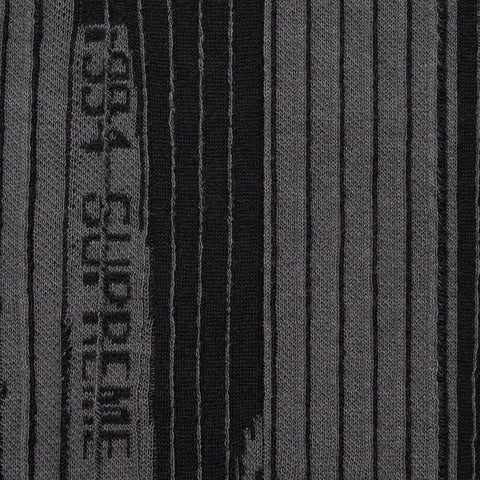 Supreme Textured Stripe Crewneck - Black