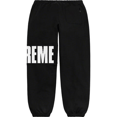 Supreme Rib Sweatpant - Black