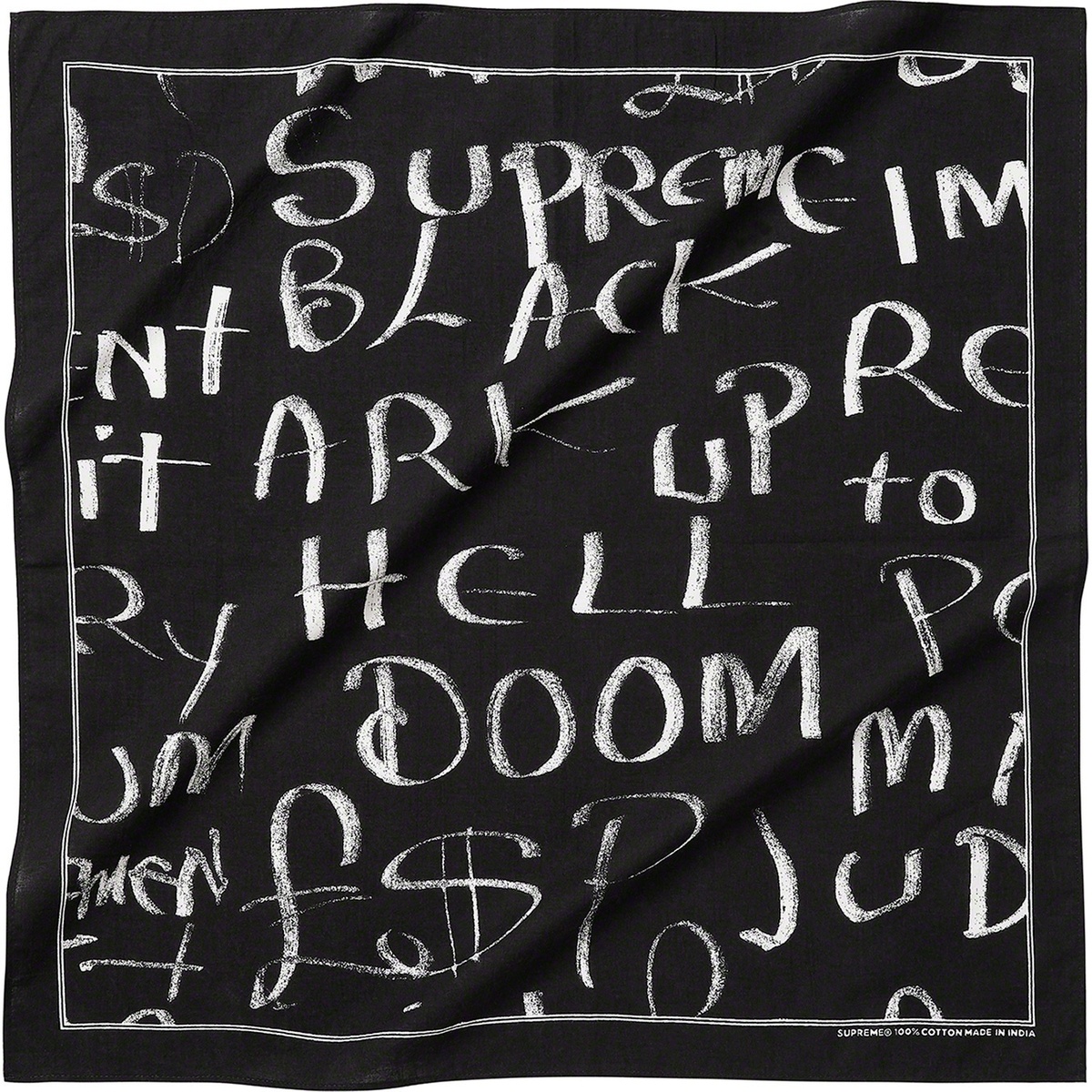 Supreme Lee Scratch Perry Black Ark Bandana (fall/winter 2020) - $24.00