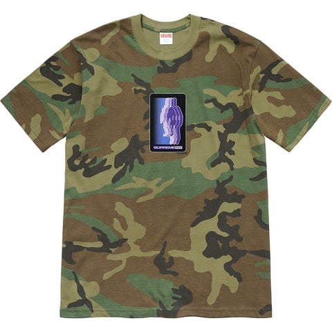 Supreme Blur Tee - Woodland Camo