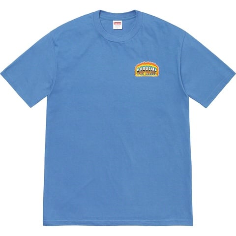Supreme Chrome Tee - Dusty Light Royal