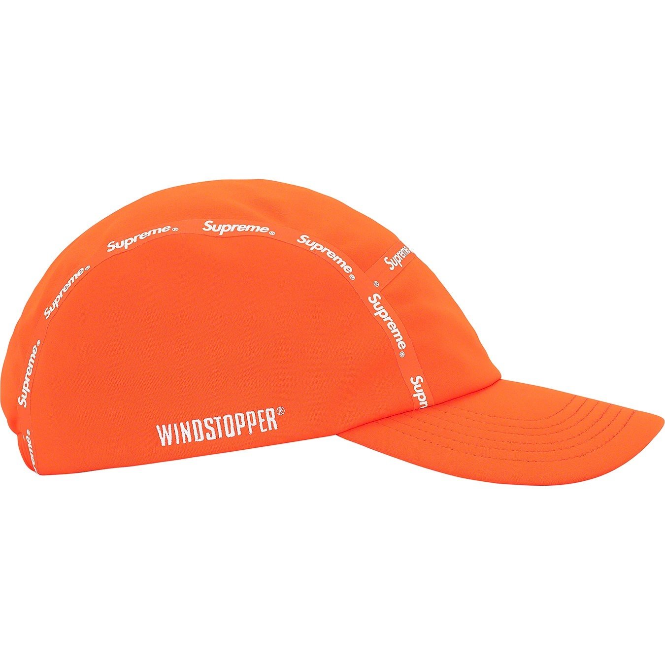 Supreme Taped Seam WINDSTOPPER Camp Cap (FW20) - Orange - $58