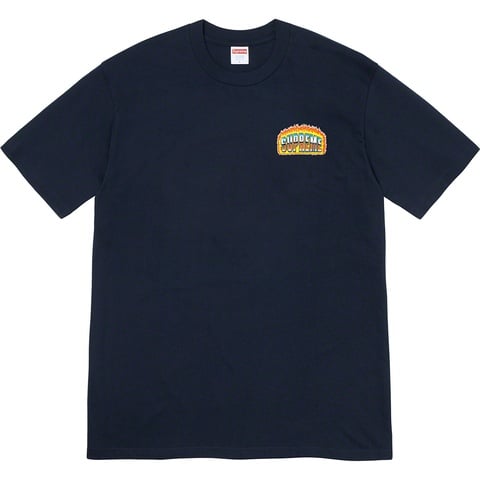 Supreme Chrome Tee - Navy