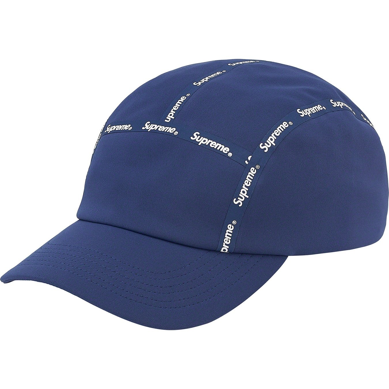 Supreme Taped Seam WINDSTOPPER Camp Cap (FW20) - Washed Navy - $58