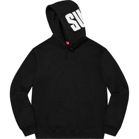 Supreme Rib Hooded Sweatshirt - Black