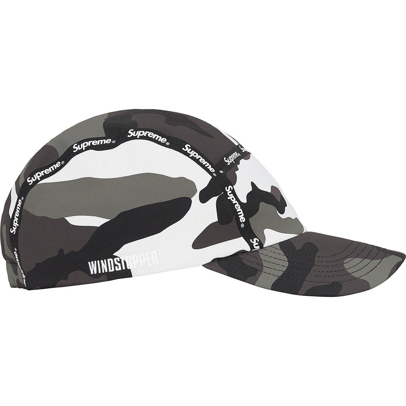 Supreme Taped Seam WINDSTOPPER Camp Cap (FW20) - Snow Camo - $58