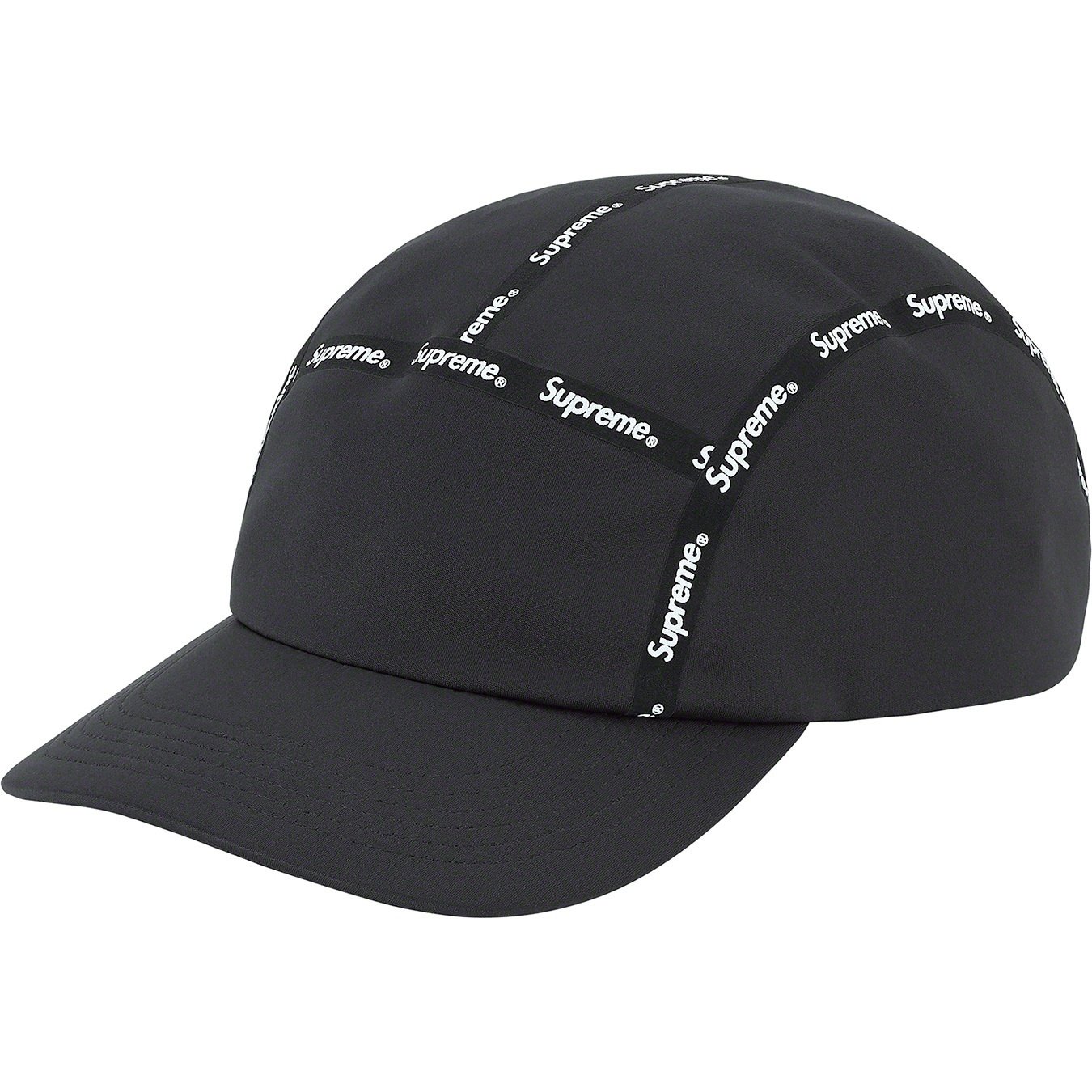Supreme Taped Seam WINDSTOPPER Camp Cap (FW20) - Black - $58