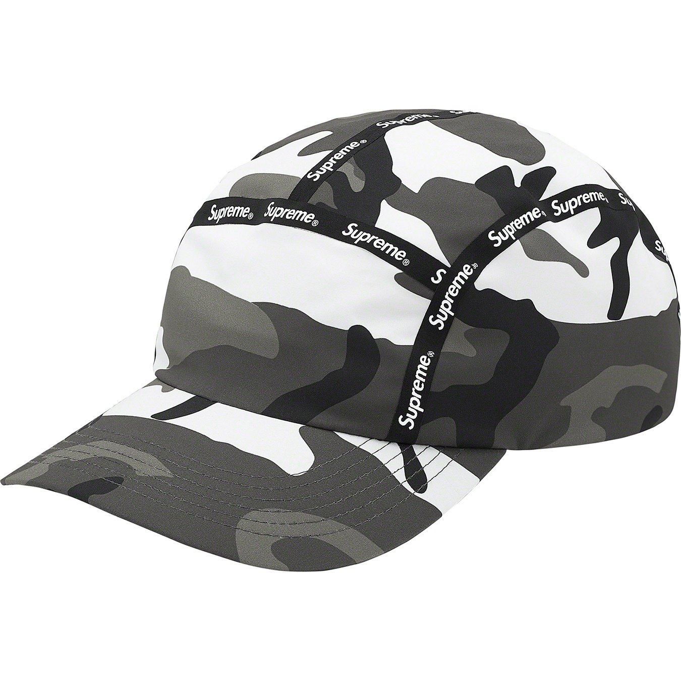 Supreme Taped Seam WINDSTOPPER Camp Cap (FW20) - Snow Camo - $58