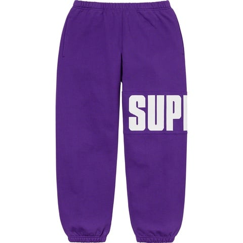 Supreme Rib Sweatpant - Purple