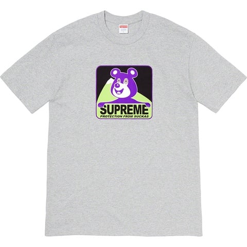 Supreme Bear Tee - Heather Grey