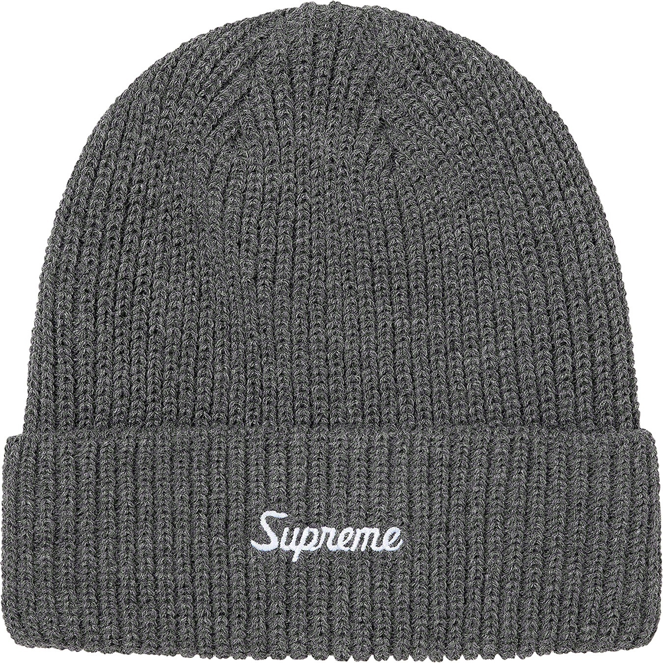 Supreme Loose Gauge Beanie (FW20) - Charcoal - $34